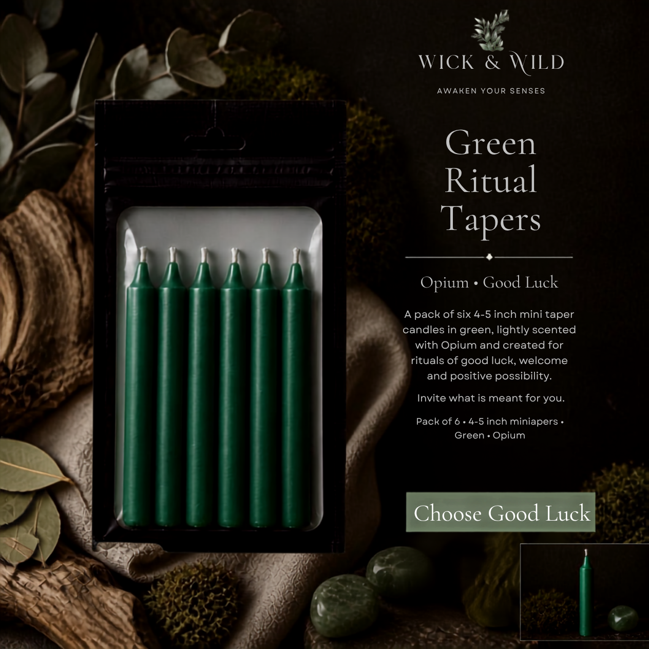 Opium Good Luck Ritual Candles