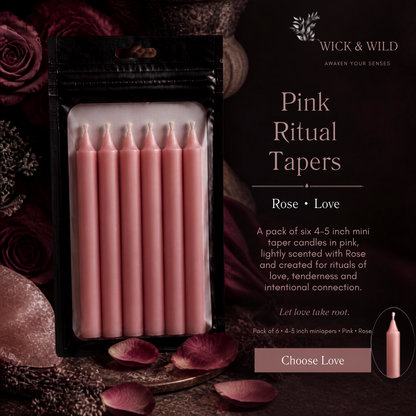 Rose Love Ritual Candles