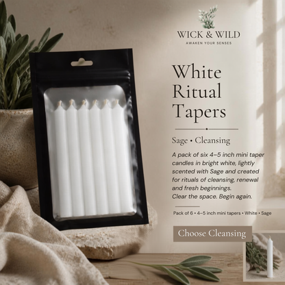 Sage Cleansing Ritual Candles