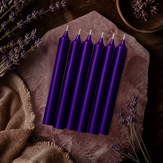 Lavendar Healing Ritual Candles