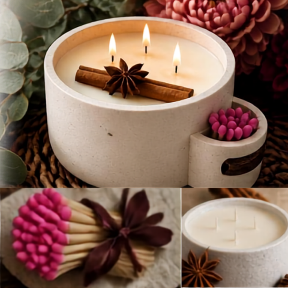 Sacred Embers Vessel & Match Set